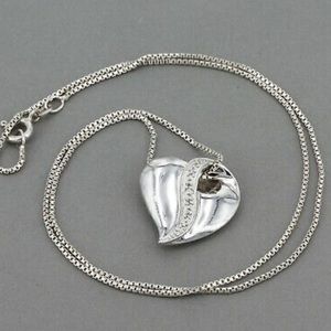 Bradford Exchange Heart & Diamond necklace